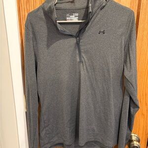 Under Armour Charcoal HeatGear Pullover